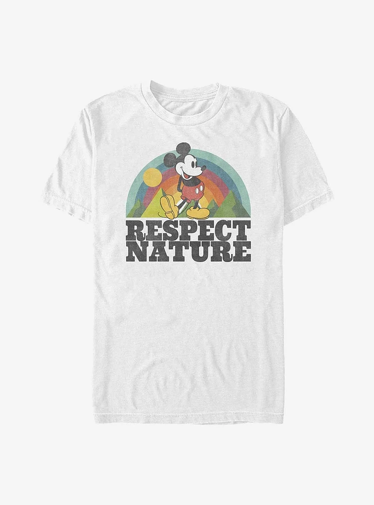 Disney Mickey Mouse Respect Nature T-Shirt