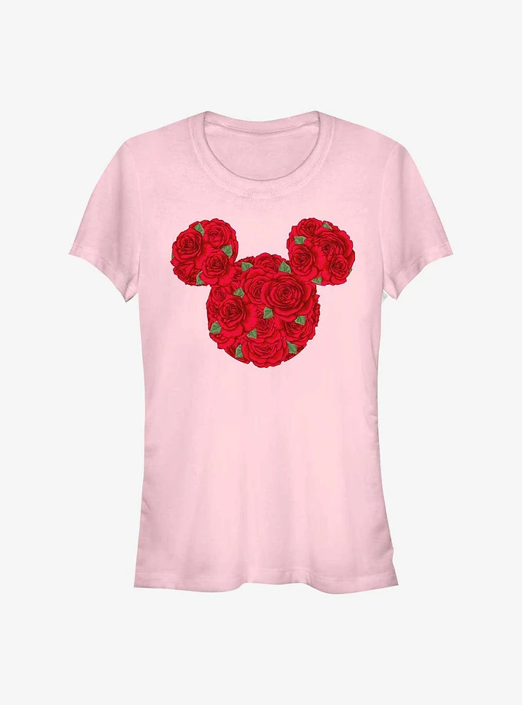 Disney Mickey Mouse Roses Girls T-Shirt