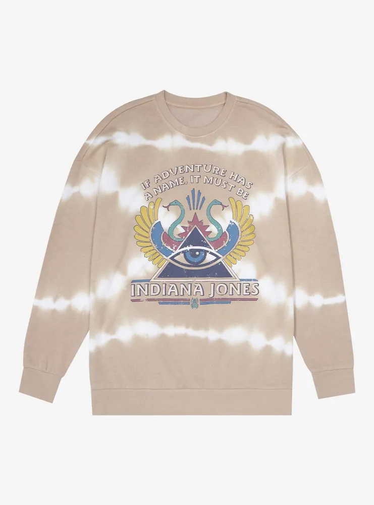 Indiana Jones Adventure Has a Name Tie-Dye Crewneck - BoxLunch Exclusive