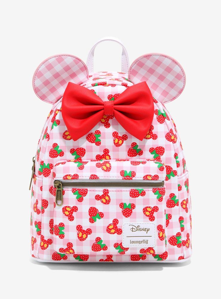 Mini Backpack - Pink Strawberry