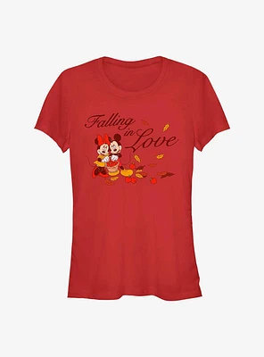 Disney Mickey Mouse Falling Love Girls T-Shirt