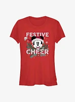 Disney Mickey Mouse Festive Cheer Girls T-Shirt