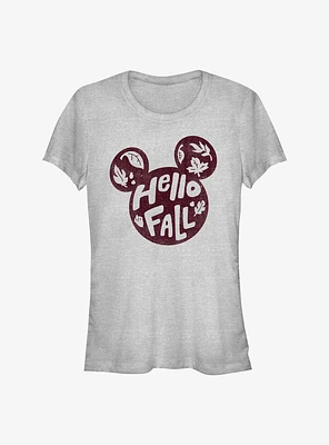 Disney Mickey Mouse Hello Fall Girls T-Shirt