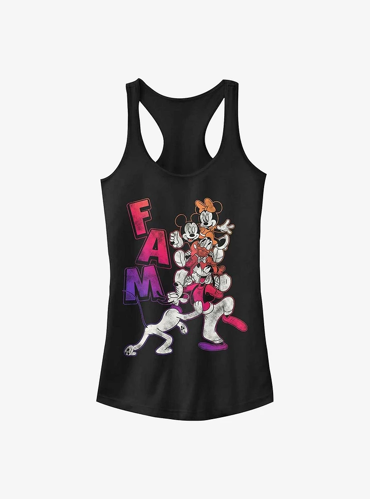 Disney Mickey Mouse Gradient Fam Girls Tank