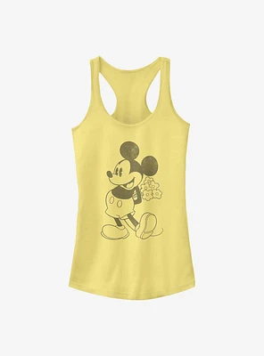 Disney Mickey Mouse Black And White Girls Tank