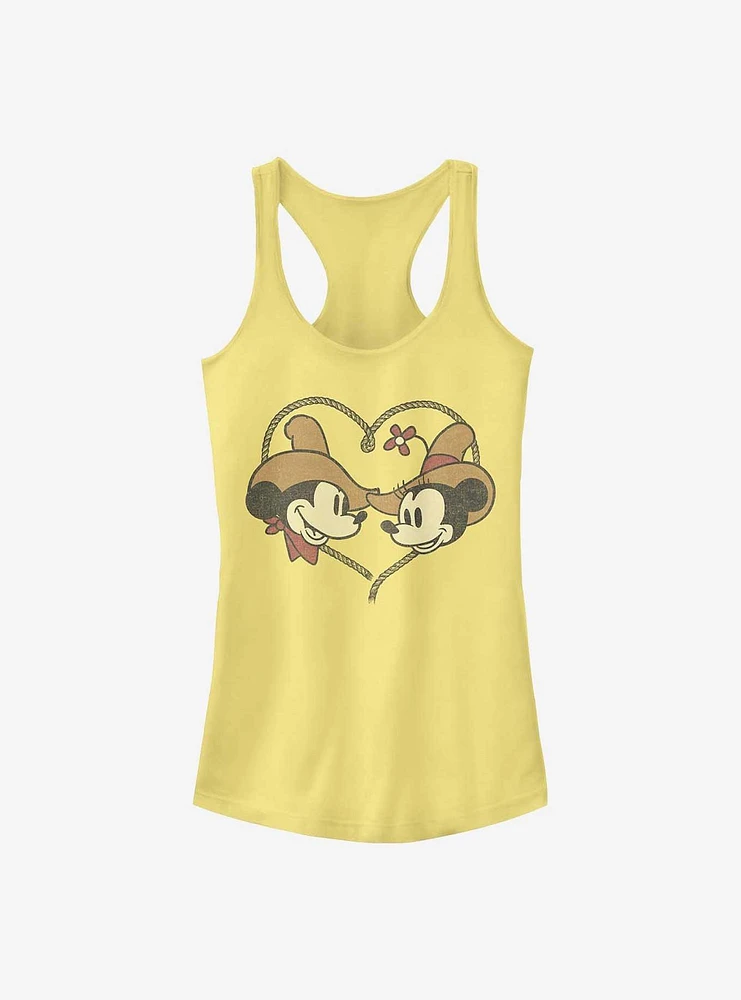 Disney Mickey Mouse & Minnie Western Sweethearts Girls Tank Top