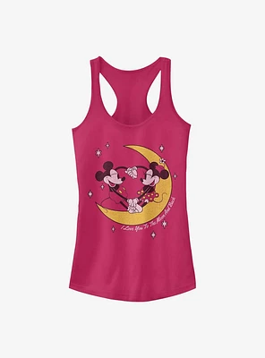 Disney Mickey Mouse To The Moon Girls Tank