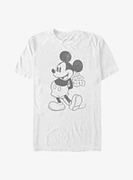 Disney Mickey Mouse Black And White T-Shirt