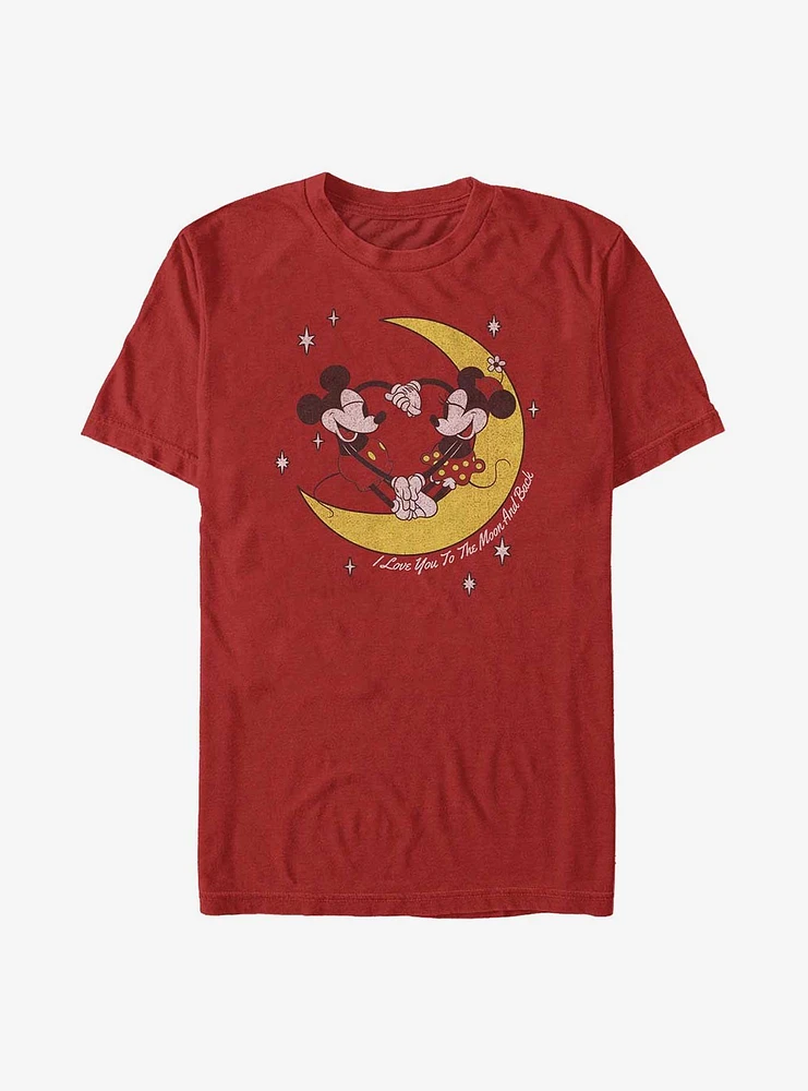 Disney Mickey Mouse To The Moon T-Shirt