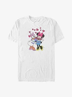 Disney Minnie Mouse & Just Gals Hearts T-Shirt