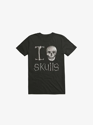 I Love Skulls T-Shirt