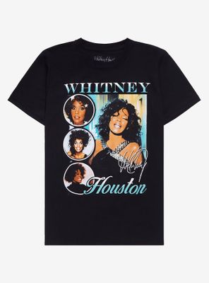 Whitney Houston Collage Girls T-Shirt