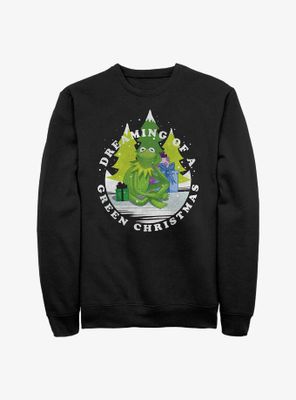 Disney The Muppets Dreaming Of A Green Christmas Sweatshirt