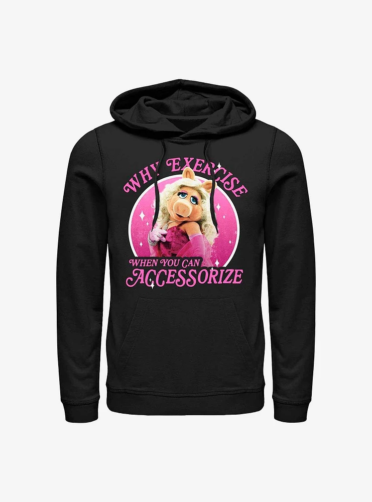 Disney The Muppets Miss Piggy Why Exercise Hoodie