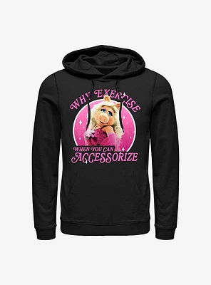 Disney The Muppets Miss Piggy Why Exercise Hoodie