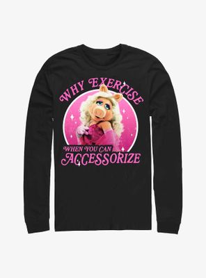 Disney The Muppets Miss Piggy Why Exercise Long-Sleeve T-Shirt