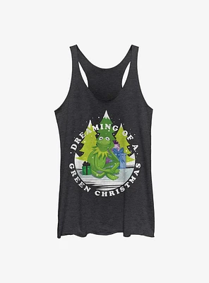 Disney The Muppets Dreaming Of A Green Christmas Womens Tank Top
