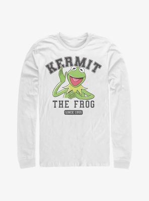 Disney The Muppets 1955 Collegiate Kermit Frog Long-Sleeve T-Shirt
