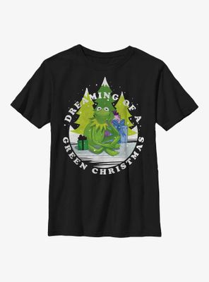 Disney The Muppets Dreaming Of A Green Christmas Youth T-Shirt