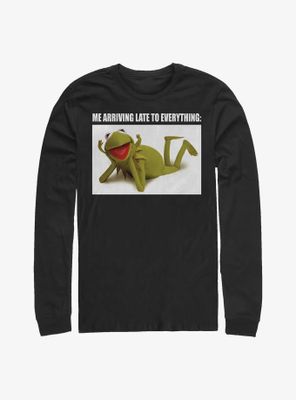 Disney The Muppets Late Kermit Meme Long-Sleeve T-Shirt