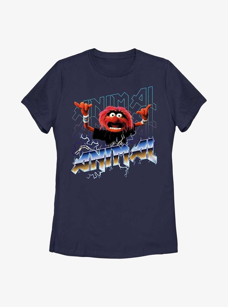 Disney The Muppets Heavy Metal Animal Womens T-Shirt