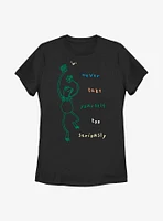 Disney The Muppets Kermit Never Take Yourself Too Seriously Doodle Womens T-Shirt