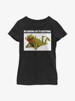 Disney The Muppets Late Kermit Meme Youth Girls T-Shirt