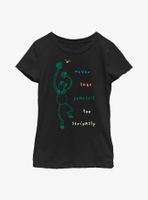 Disney The Muppets Kermit Never Take Yourself Too Seriously Doodle Youth Girls T-Shirt