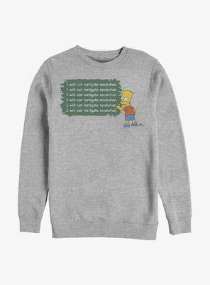 The Simpsons Chalk It Up Sweatshirt
