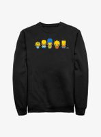 The Simpsons Chibi Lineup Sweatshirt