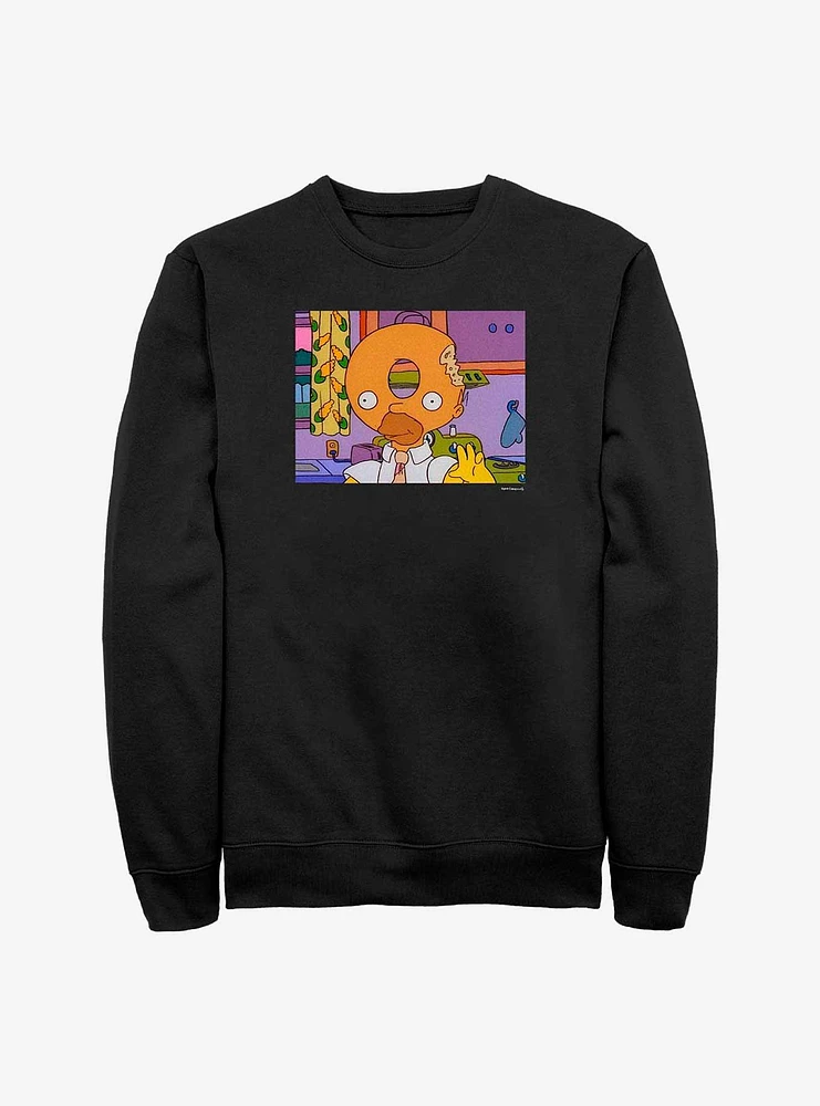 The Simpsons Donut Head Homer Sweatshirt
