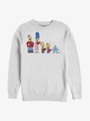 The Simpsons Family Carols Sweatshirt