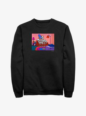 The Simpsons Treehouse Of Horror Intro Couch Sweatshirt