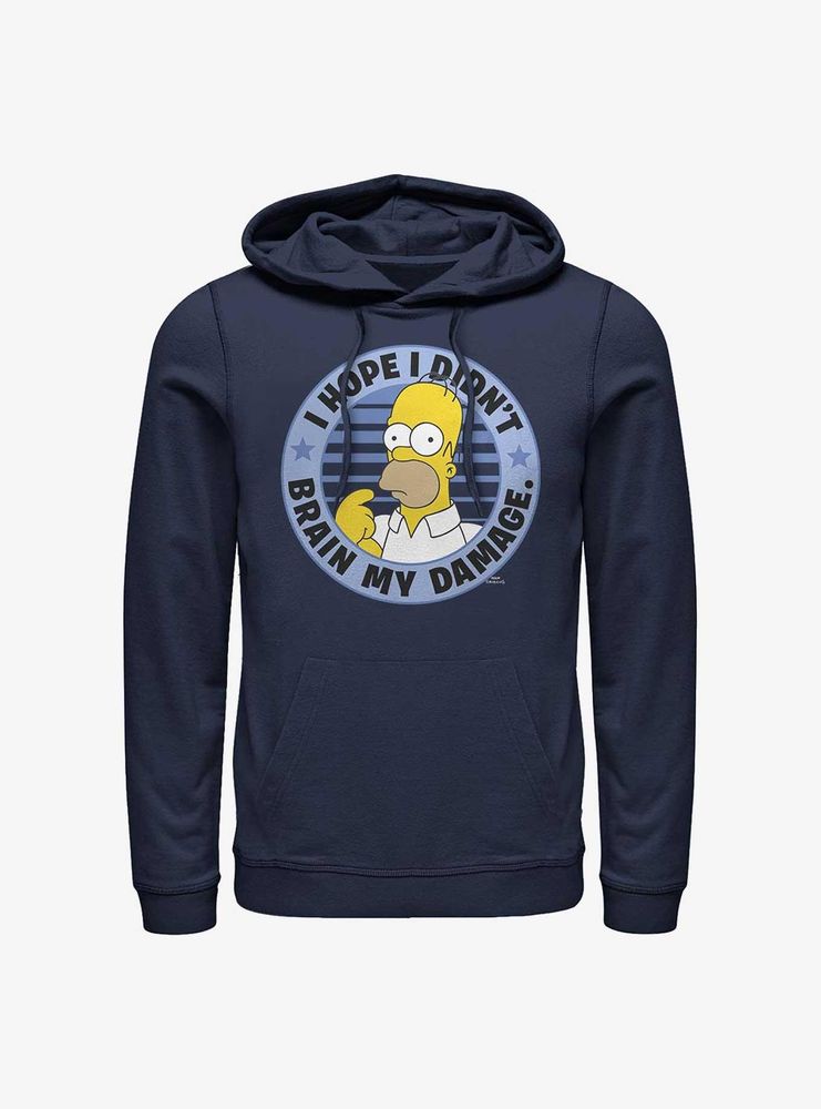 The Simpsons Homer Brain My Damage Hoodie