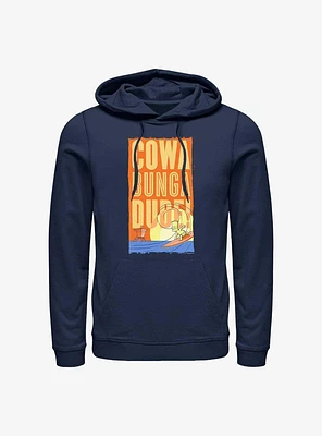 The Simpsons Cowabunga Dude Surfing Bart Hoodie