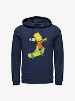 The Simpsons Skateboard Bart Eat My Shorts Hoodie