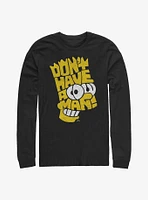 The Simpsons Bartography Long-Sleeve T-Shirt
