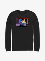 The Simpsons Devil Feeding Homer Long-Sleeve T-Shirt