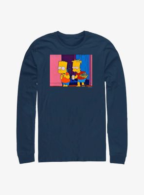 The Simpsons Doppleganger Bart Long-Sleeve T-Shirt