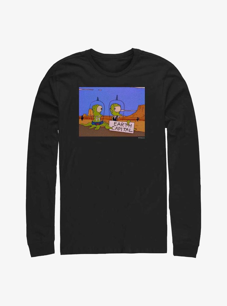 The Simpsons Earth Capital Kang & Kodos Long-Sleeve T-Shirt