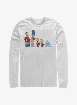 The Simpsons Family Carols Long-Sleeve T-Shirt
