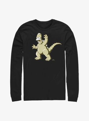 The Simpsons Godzilla Homer Long-Sleeve T-Shirt