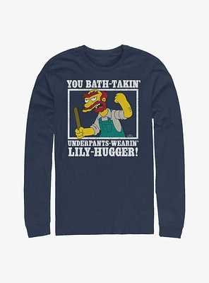 The Simpsons Groundkeeper Willie Long-Sleeve T-Shirt