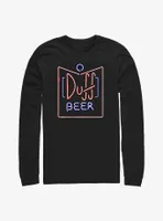 The Simpsons Duff Beer Neon Sign Long-Sleeve T-Shirt