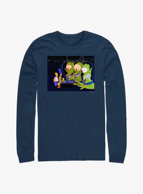The Simpsons Treehouse Of Horrow Episode One Aliens Long-Sleeve T-Shirt