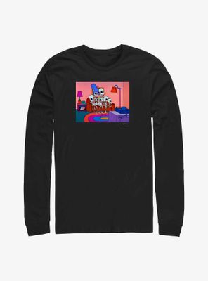 The Simpsons Treehouse Of Horror Intro Couch Long-Sleeve T-Shirt