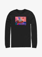 The Simpsons Treehouse Of Horror Intro Couch Long-Sleeve T-Shirt