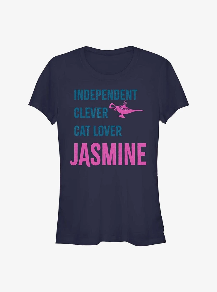Disney Aladdin Jasmine List Girls T-Shirt