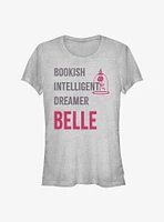 Disney Beauty And The Beast Belle List Girls T-Shirt