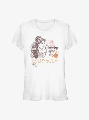 Disney Beauty And The Beast Courage Is For Everybody Girls T-Shirt